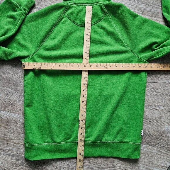 Vans X Skateistan Versa Hoodie Pullover Skate Sun Smiley Green Sweatshirt Small - Picture 9 of 14